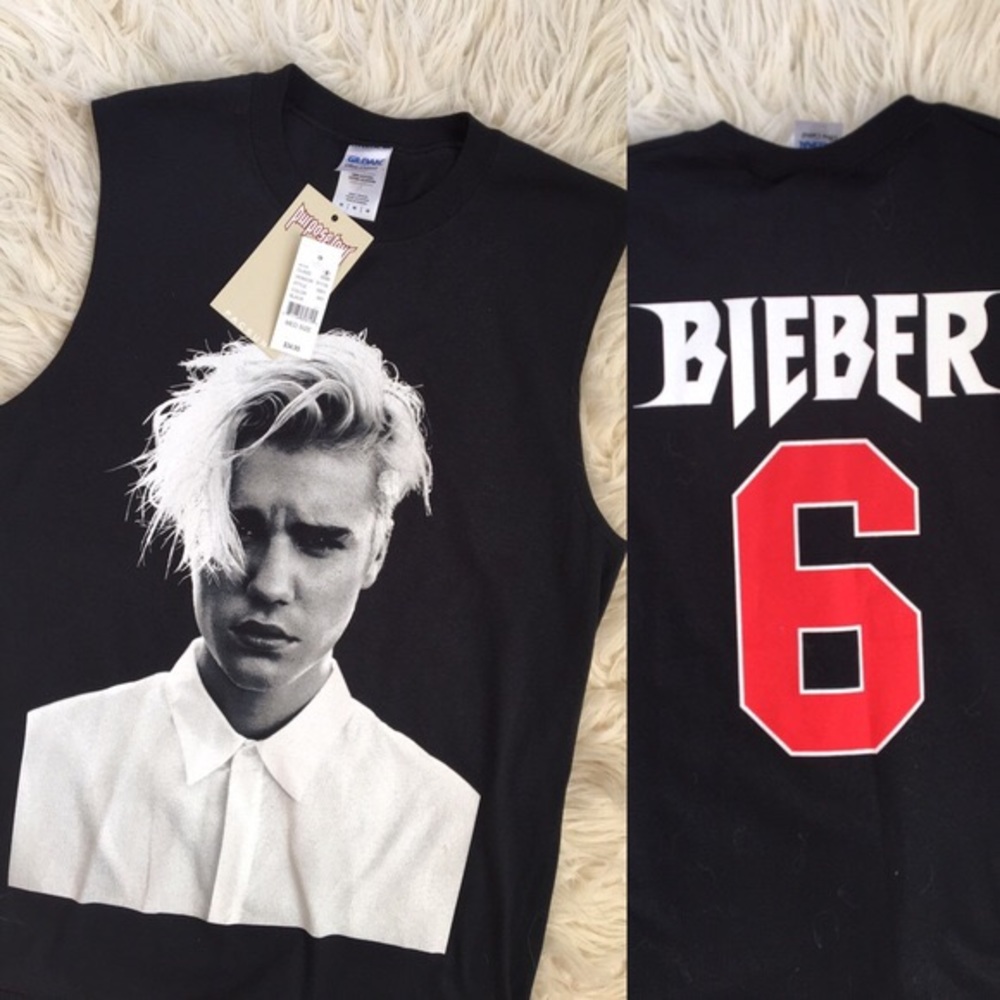 Justin Bieber Purpose Tour Muscle Tee